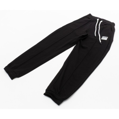 Штани дитячі A-Yugi спортивні на манжетах (7084-140G-black)