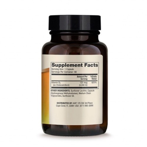 Вітамін Dr. Mercola Вітамін D3 ліпосомальна, 5000 МО, Liposomal Vitamin D3, 90 к (MCL-03200)