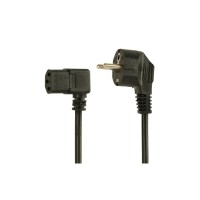 Кабель живлення C13 1.8m 3x0.75mm2 90° corner Cablexpert (PC-186A-075-1.8M)