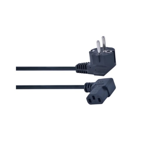 Кабель живлення C13 1.8m 3x0.75mm2 90° corner Cablexpert (PC-186A-075-1.8M)