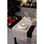 Доріжка на стіл Прованс Шапочки на бежевому 40х180 см (036824)
