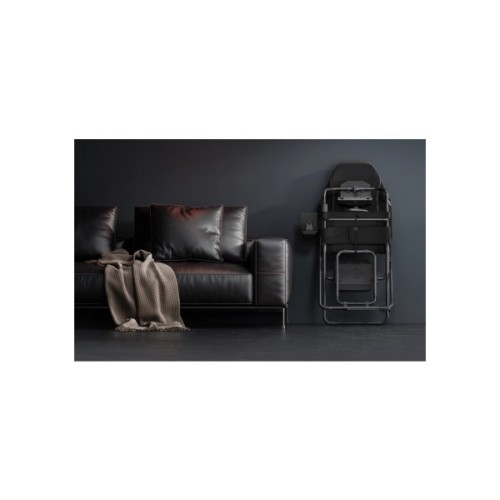 Крісло ігрове GamePro з кріпленням для керма, педалей та коробки передач Black (RS400B)