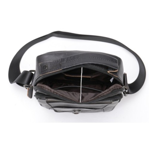 Сумка Vintage Зі щільної шкіри Чорна (14995)