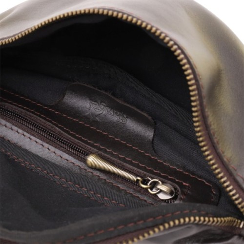 Сумка Shvigel З натуральної шкіри Коричнева (23144)