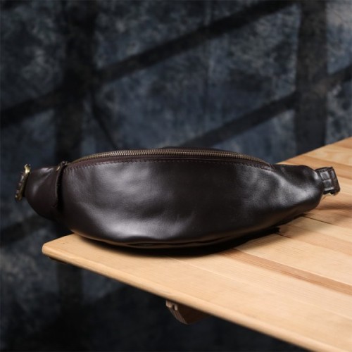 Сумка Shvigel З натуральної шкіри Коричнева (23144)