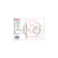 Гальмівний диск Brembo 09.5875.11