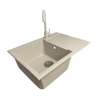 Мийка кухонна Adamant Horizon Medium Avena + змішувач (4824296104406)