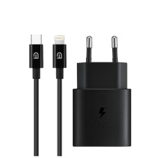 Зарядний пристрій Armorstandart AR-TA800 25W USB-C + cable USB-C to Lightning black (ARM77721)