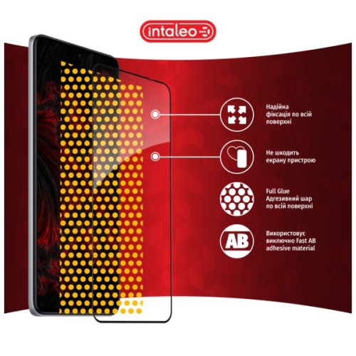 Скло захисне Intaleo Full Glue Xiaomi Poco F5 Pro Black (1283126589928)