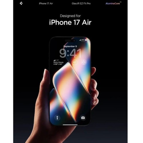 Скло захисне Spigen Glas.tR EZ Fit Pro HD iPhone 17 Air (AGL09870)