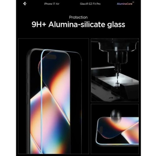 Скло захисне Spigen Glas.tR EZ Fit Pro HD iPhone 17 Air (AGL09870)