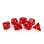 Набір кубиків для настільних ігор Games 7 Days Transparent 7 Dice Set - Red (g7dtran02)