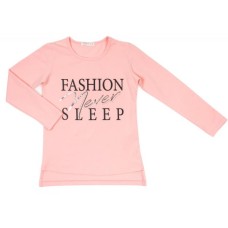 Кофта дитяча Breeze "FASHION NEVER SLEEP" (13537-164G-peach)