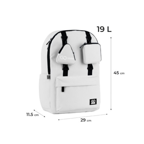 Рюкзак шкільний GoPack Education Teens 178 сірий (GO25-178L-2)