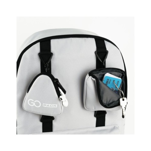 Рюкзак шкільний GoPack Education Teens 178 сірий (GO25-178L-2)