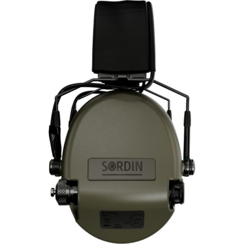 Тактичні навушники Sordin Supreme MIL AUX SFA з верхнім тримачем (74508-06-S)