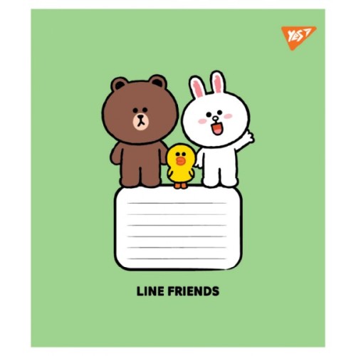 Зошит Yes Line Friends Stylish А5 12 аркушів лінія (767646)