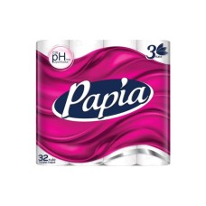 Туалетний папір Papia 3 шари 32 рулони (8690536010066) Туалетний папір Papia 3 шари 32 рулони (8690536010066)