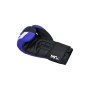 Боксерські рукавички RDX F4 Boxing Sparring Gloves Hook & Loop Blue/Black 10 унцій (BGR-F4U-10OZ)