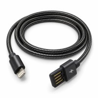 Дата кабель USB 2.0 AM to Lightning 1.0m 2.4A metal black XoKo (XK-CTL-001-BK)