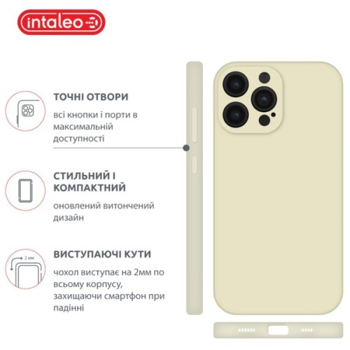 Чохол до мобільного телефона Intaleo SoftShell Apple iPhone 14 Pro Max White (1283126557804)