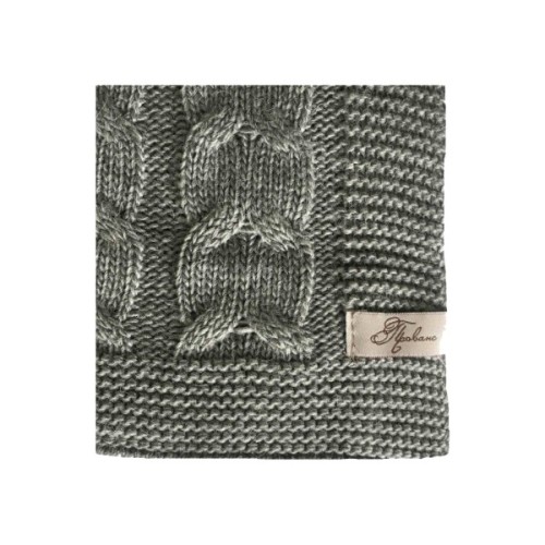 Плед Прованс Глорія 190х220 коси Сірий (21227)