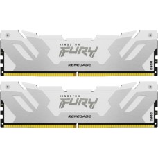 Модуль пам'яті для комп'ютера DDR5 32GB (2x16GB) 7600 MHz Renegade White XMP Kingston Fury (ex.HyperX) (KF576C38RWK2-32)