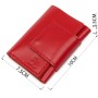 Гаманець Grande Pelle У три складання Червоний (11549)