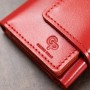 Гаманець Grande Pelle У три складання Червоний (11549)