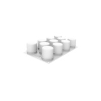 Форма для випікання Silikomart Cilindro 3D d 50 h55 мм (11x 100 мл) (CILINDRO 3D 100)