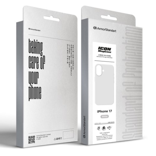 Чохол до мобільного телефона Armorstandart ICON2 MagCase Apple iPhone 17 White (ARM86673)