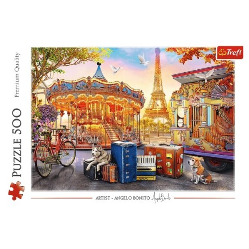 Пазл Trefl Канікули в Парижі 500 елементів (5900511374261)
