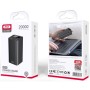 Батарея універсальна XO 20000mAh, PD/65W for laptop, QC/22.5W, black (PB97_Black)