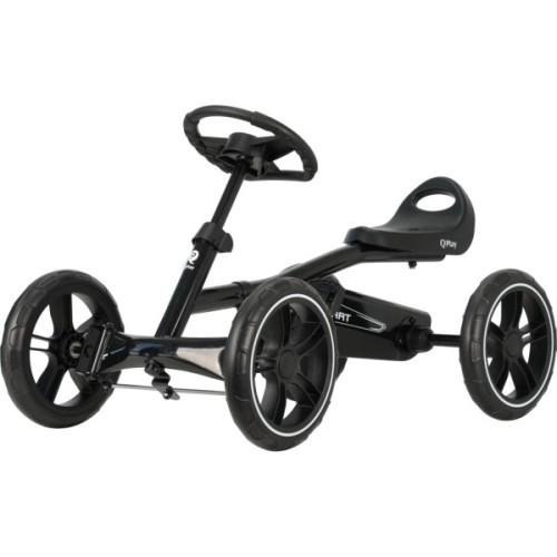 Веломобіль QPlay велокарт дитячий Go Kart Black (GK-01GoKartBlack)
