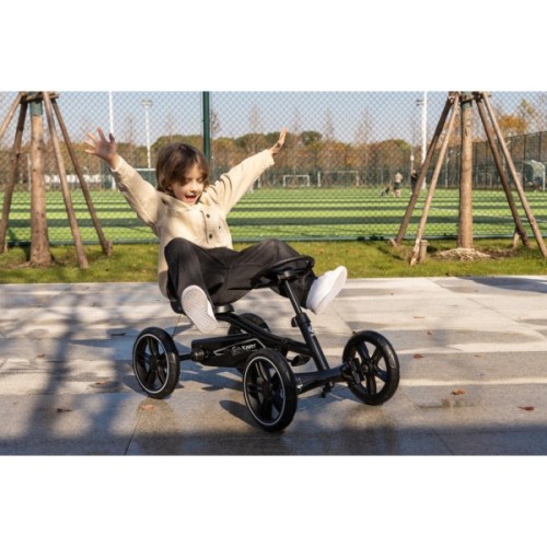 Веломобіль QPlay велокарт дитячий Go Kart Black (GK-01GoKartBlack)