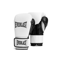 Боксерські рукавички Everlast PowerLock OG Training Gloves P00004005-WH-BK білий, чорний 12 унцій (009283634179)