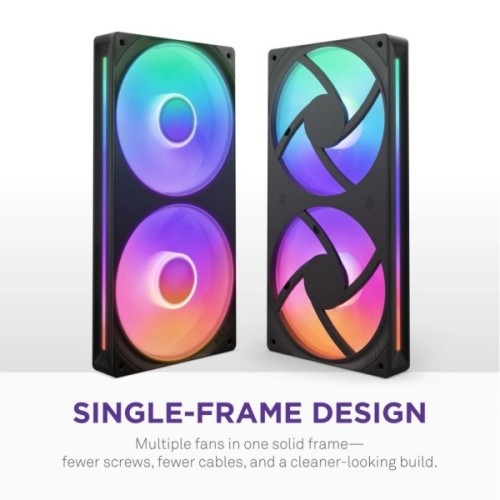 Система рідинного охолодження NZXT Kraken Core 240 Black with RGB fans Single Fra (RL-KR24C-B1)