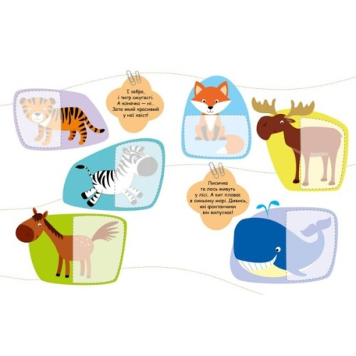 Книга Тварини. Шукаємо половинки - Альона Пуляєва Ранок (9789667512637)