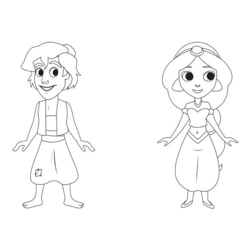 Книга Disney Маля. Гра з кольором. Аладдін Ранок (9789667503932)