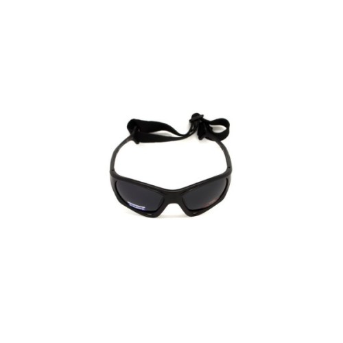 Сонцезахисні окуляри BluWater Hydro Polarized (Dark Gray) Anti-Fog Чорні лінзи в чорній оправі (BW-HYD-SD12)