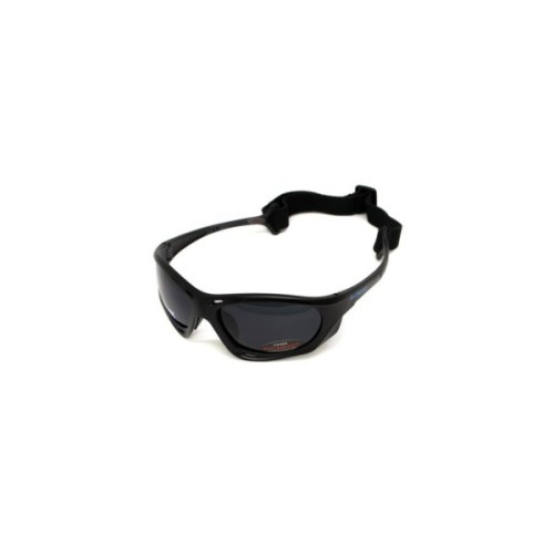 Сонцезахисні окуляри BluWater Hydro Polarized (Dark Gray) Anti-Fog Чорні лінзи в чорній оправі (BW-HYD-SD12)