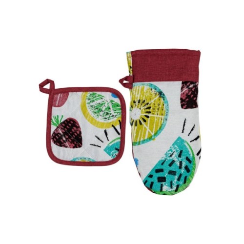 Кухонна прихватка Прованс Рукавичка Red cherries 29х15 (032958)