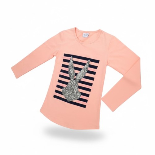 Кофта дитяча Breeze із зайчиком (9710-128G-peach)