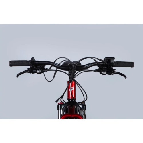 Електровелосипед Formula 29" eF-1 DD CS рама-18,5" 48B 12.5А*г 500Вт 2026 червоно-сріблястий (ELB-FR-29-249)