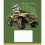 Зошит Школярик Star Cool Trucks 12 аркушів клітинка (012-3682K)