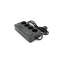 Мережевий фільтр живлення Voltronic G13H, 3000W, 4 роз, 4USB 3,2А, 2 Type-C, 2м Black (YT-G13H)