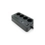 Мережевий фільтр живлення Voltronic G13H, 3000W, 4 роз, 4USB 3,2А, 2 Type-C, 2м Black (YT-G13H)