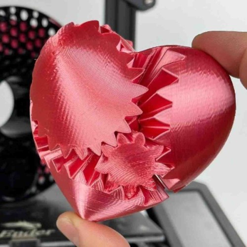Пластик для 3D-принтера AzureFilm PLA SILK 1,75mm 1kg Rose (FL171-3017)