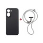 Чохол до мобільного телефона Dengos Case + Cross-body Strap Xiaomi Redmi A7 Pro Black+Grey (DG-KM-CCRB-51)