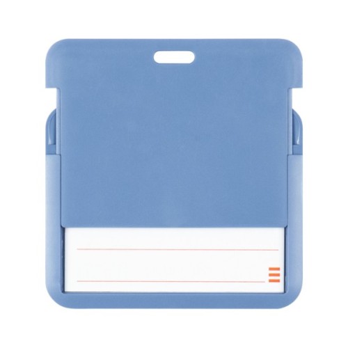 Бейдж Axent слайдер горизонтальний, 85х54мм , димчастий синій (4500H-02-A)